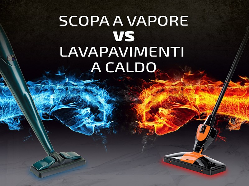 Confronto fra Scopa a Vapore e Lavapavimenti a Caldo